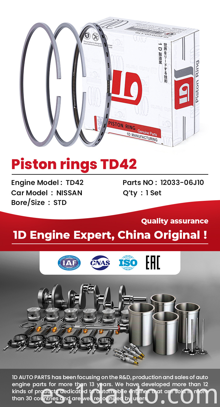 Engine Piston Ring for NISSAN Engine TD42
